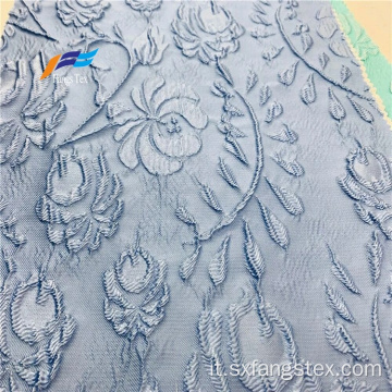 Tessuto jacquard Abaya in tessuto jacquard per abito da sposa metallizzato broccato floreale
